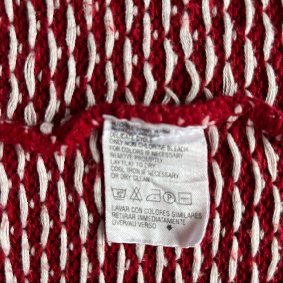 Vintage Liz Claiborne Nordic 1/4 zip sweater M - Picture 10 of 11